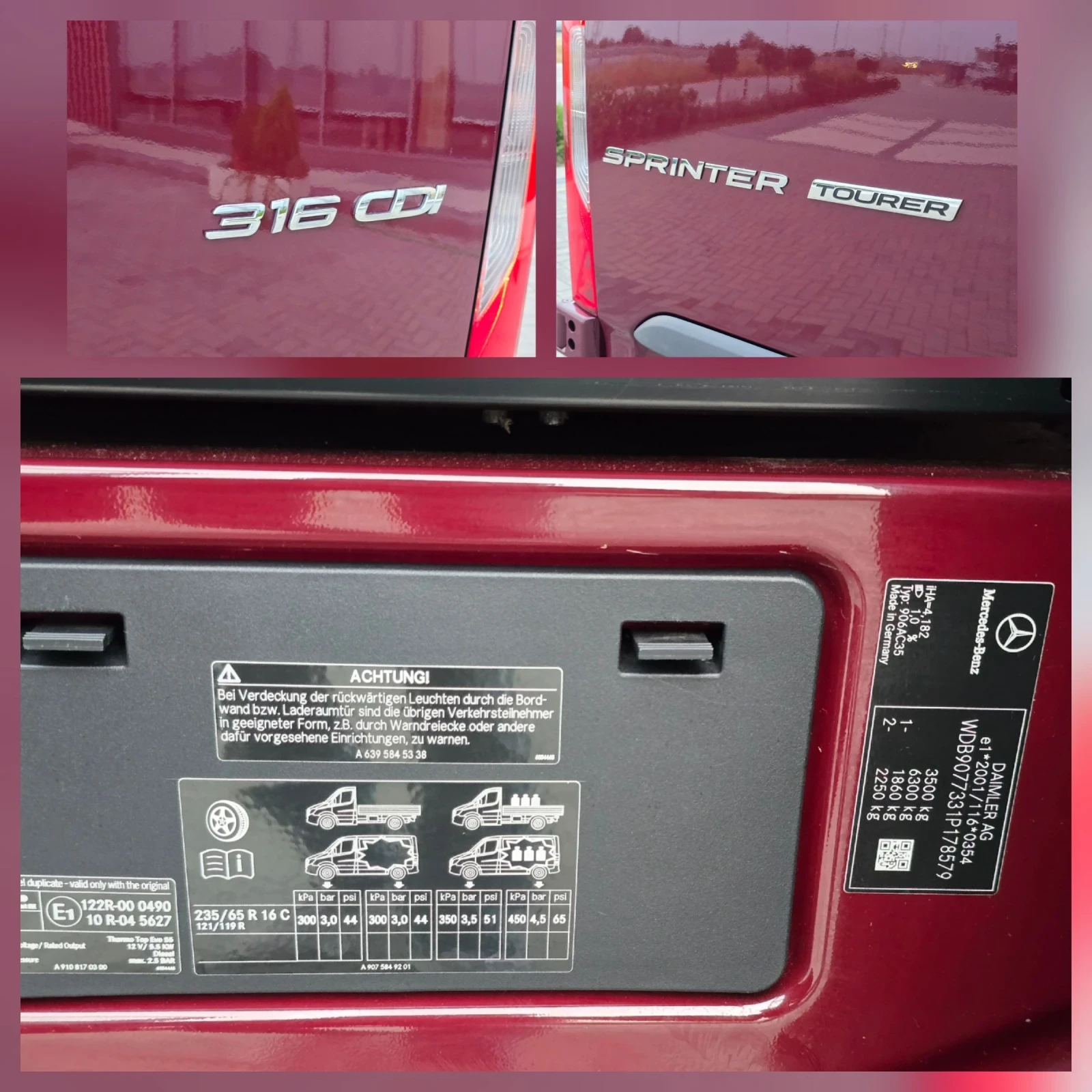 Mercedes-Benz Sprinter 316 316 8+ 1 TOURER/6 | Mobile.bg   16