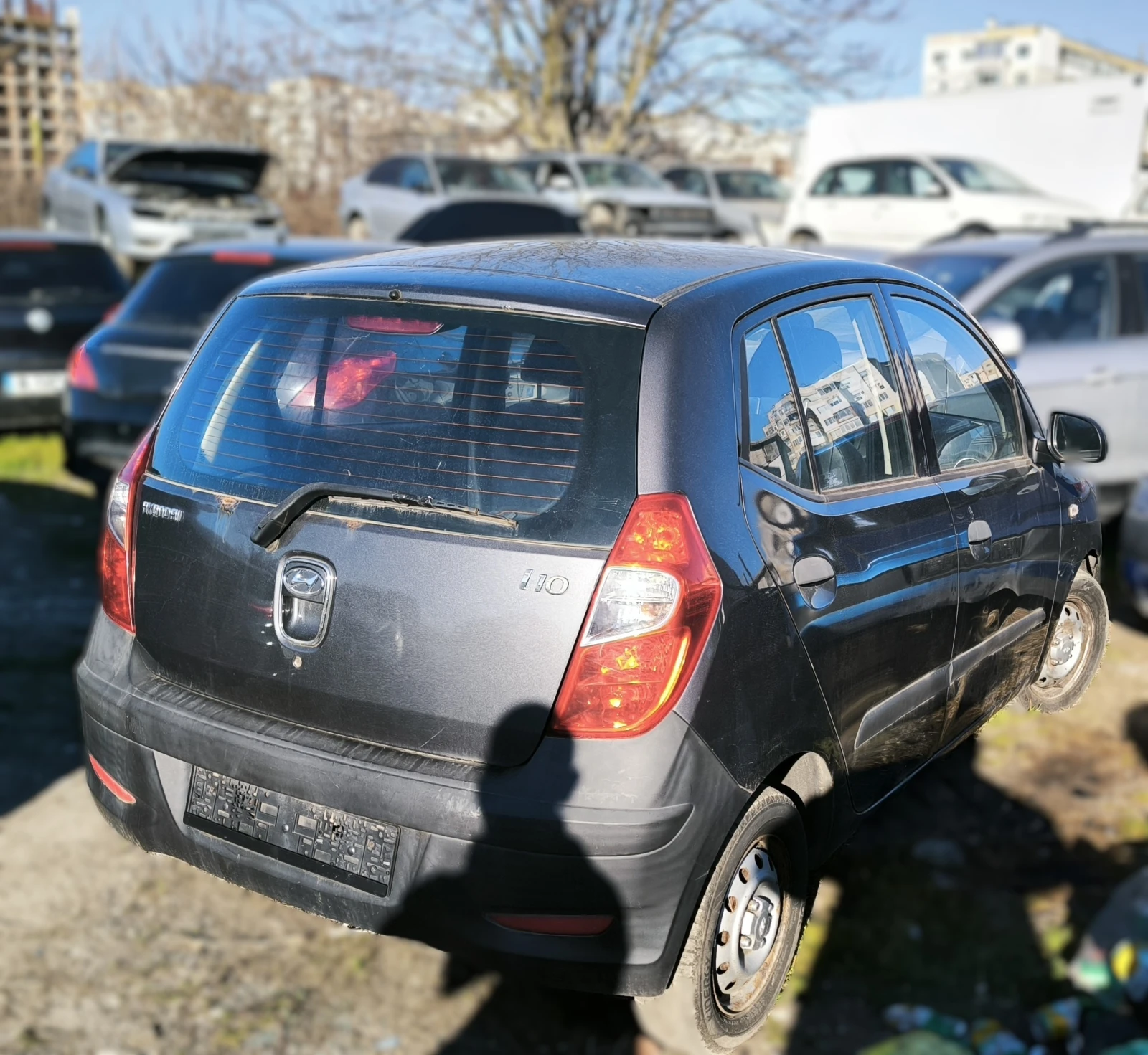 Hyundai I10 1.1i Facelift 4 цилиндъра EURO5, снимка 3 - Автомобили и джипове - 53828421