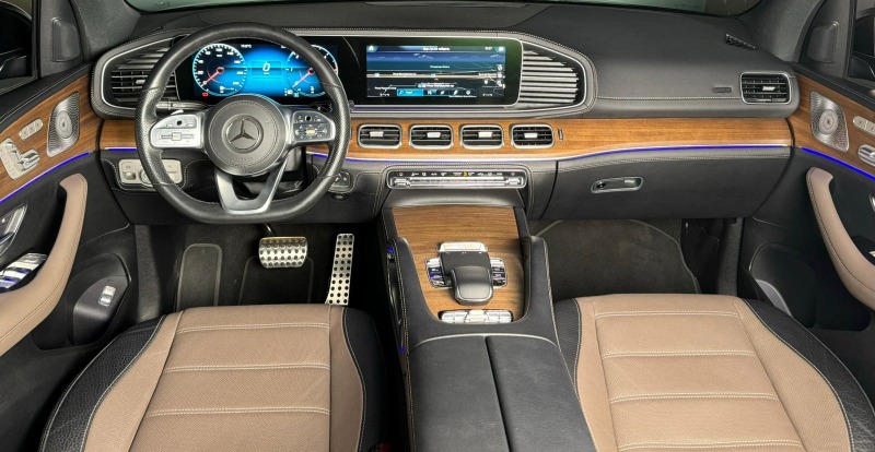 Mercedes-Benz GLS 400 d 4M AMG E-ACTIVE Burmester памет Гаранция, снимка 6 - Автомобили и джипове - 45202395