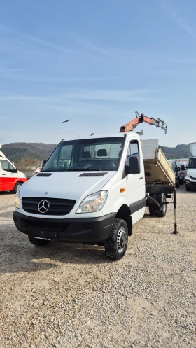 Mercedes-Benz Sprinter 516 * САМОСВАЛ* КРАН* 4Х4* 3.5т.ШВЕЙЦАРИЯ* , снимка 1