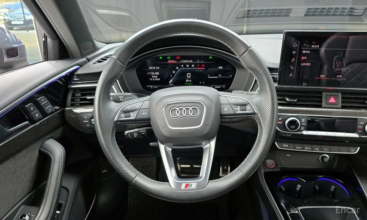 Audi S4 3.0TFSI* ПАНО* ХЕДЪП* КОЖА* ПОДГРЕВ* LANE ASSIST* , снимка 8 - Автомобили и джипове - 54423223