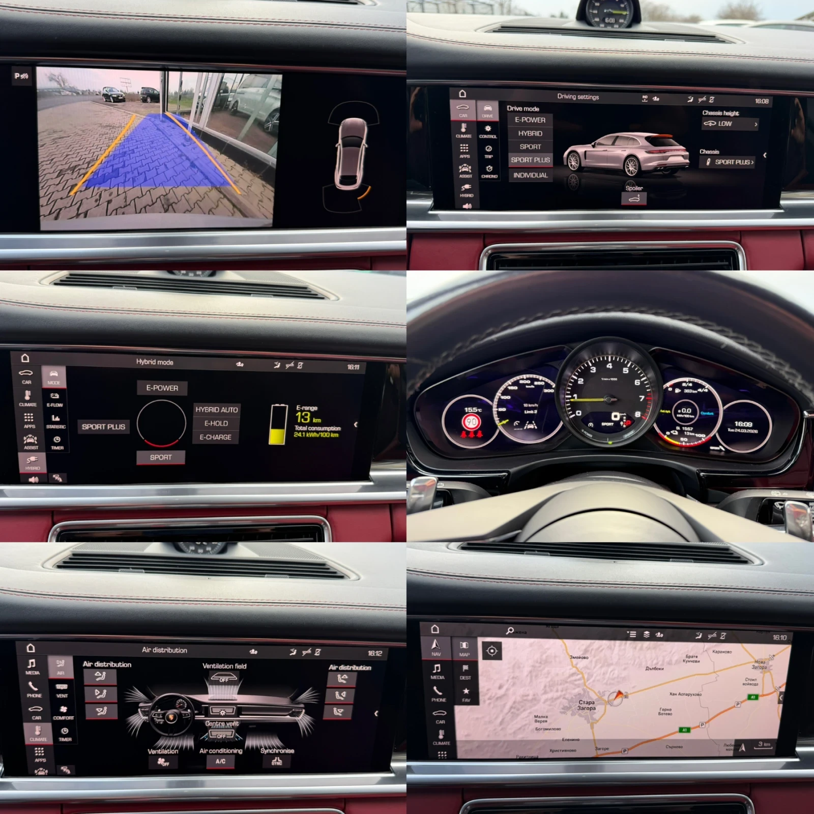 Porsche Panamera SPORT-TURISMO#FACELIFT#EXCLUSIVE#ОБДУX#SPORTDESIGN, снимка 17 - Автомобили и джипове - 53967085