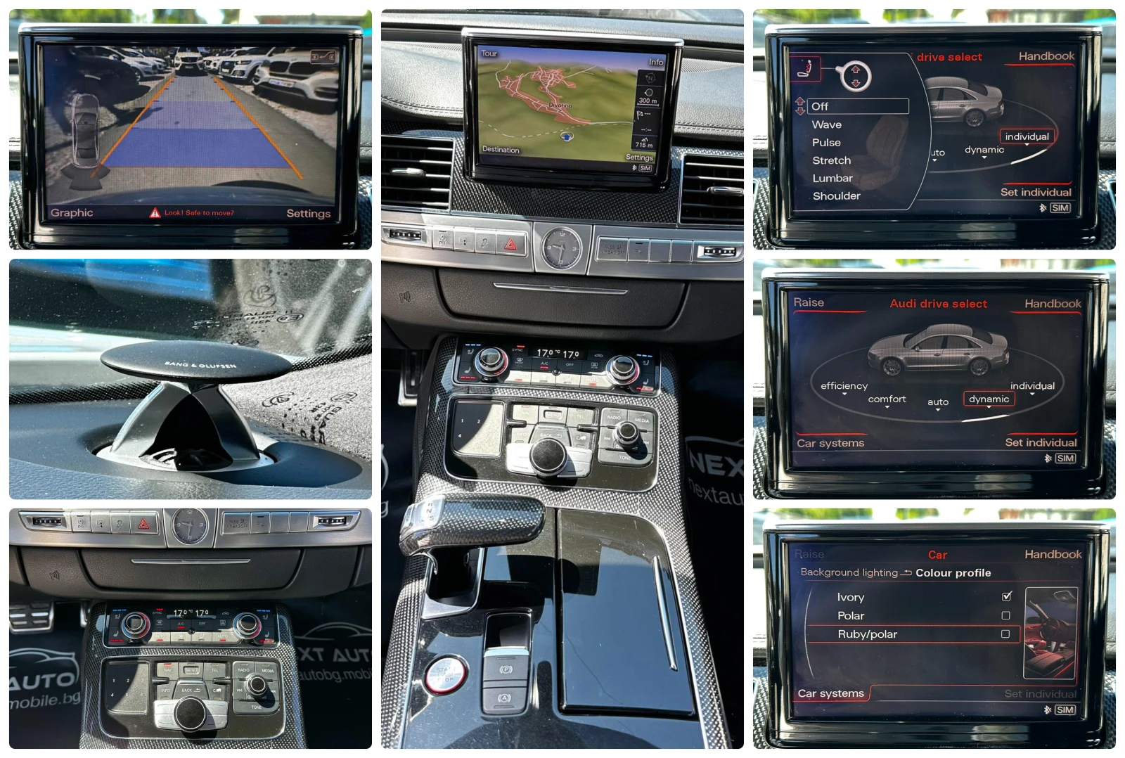 Audi S8 4.0TFSI 700+ HP CARBON MATRIX MASSAGE B&O DISTRONI, снимка 13 - Автомобили и джипове - 54550574