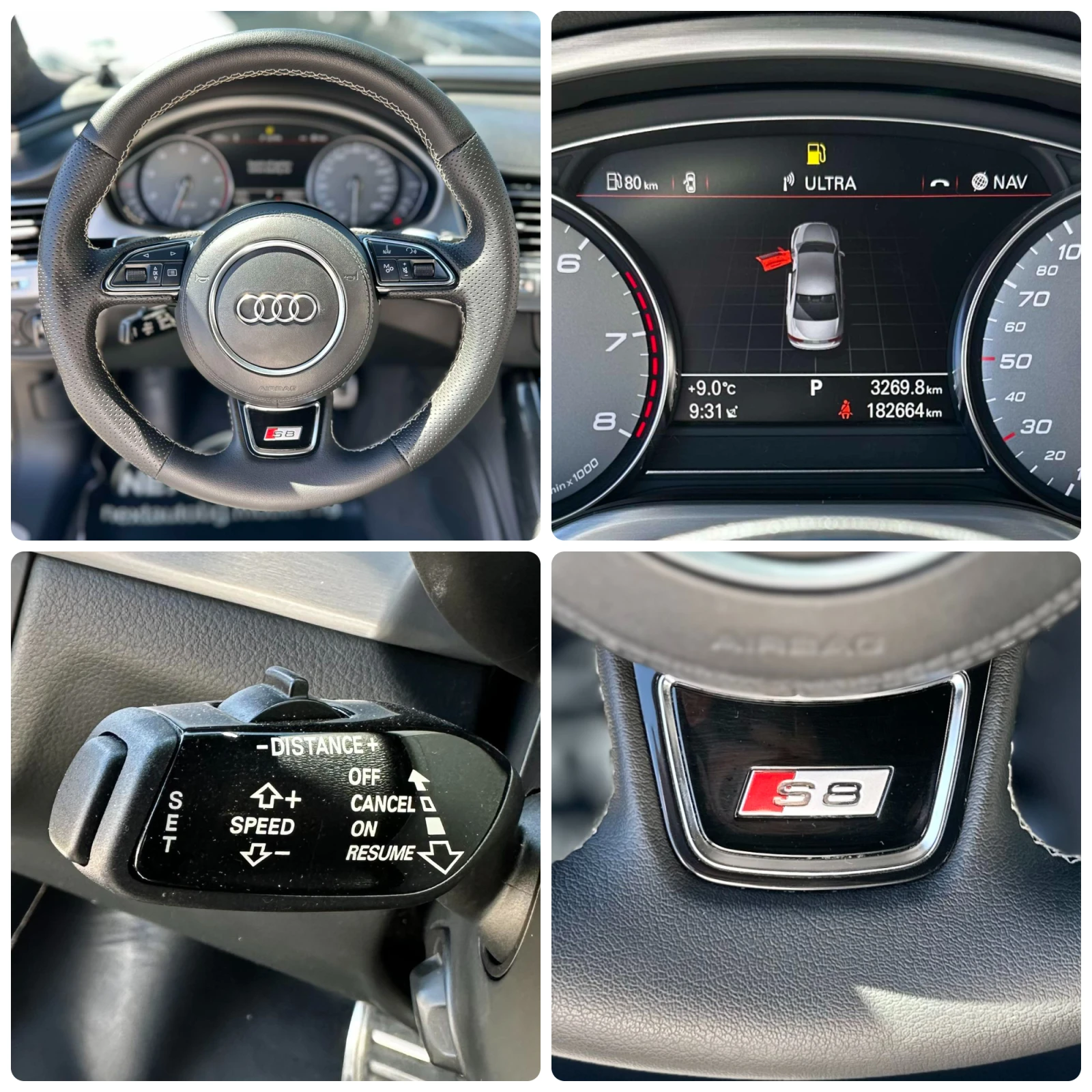 Audi S8 4.0TFSI 700+ HP CARBON MATRIX MASSAGE B&O DISTRONI, снимка 12 - Автомобили и джипове - 54550574