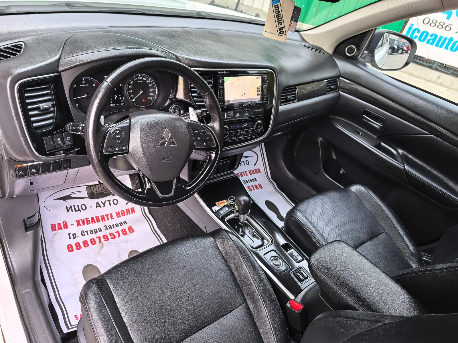 Mitsubishi Outlander 2, 2-150k.4X4-АВТОМАТ, 7-МЕСТА, КОЖА, НАВИ - изображение 9