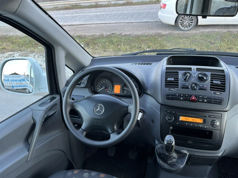 Mercedes-Benz Vito 2.2СDI 116кс MAXI 9 МЕСТА КЛИМАТИК, снимка 12 - Бусове и автобуси - 49393356