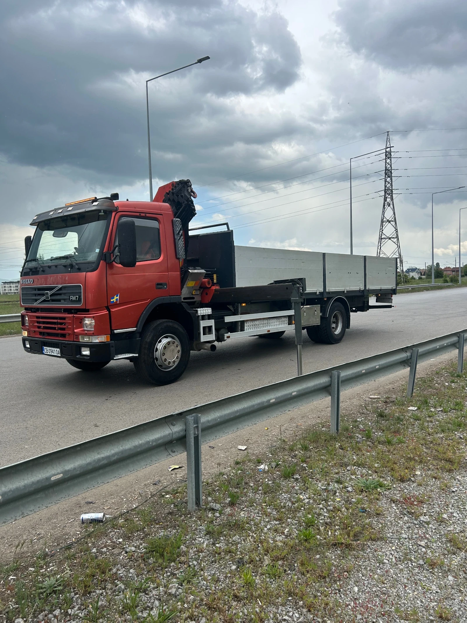 Volvo Fm 7 PALFINGER 14600-5 ДИСТАНЦИОННО, снимка 2 - Камиони - 54585691