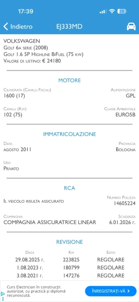 VW Golf 1.6I BI FUEL!! | Mobile.bg    11