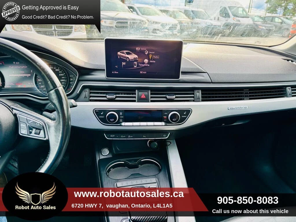 Audi A4 * АВТО КРЕДИТ* ЦЕНА ДО БГ * СЕРВИЗНА ИСТОРИЯ *  - изображение 8