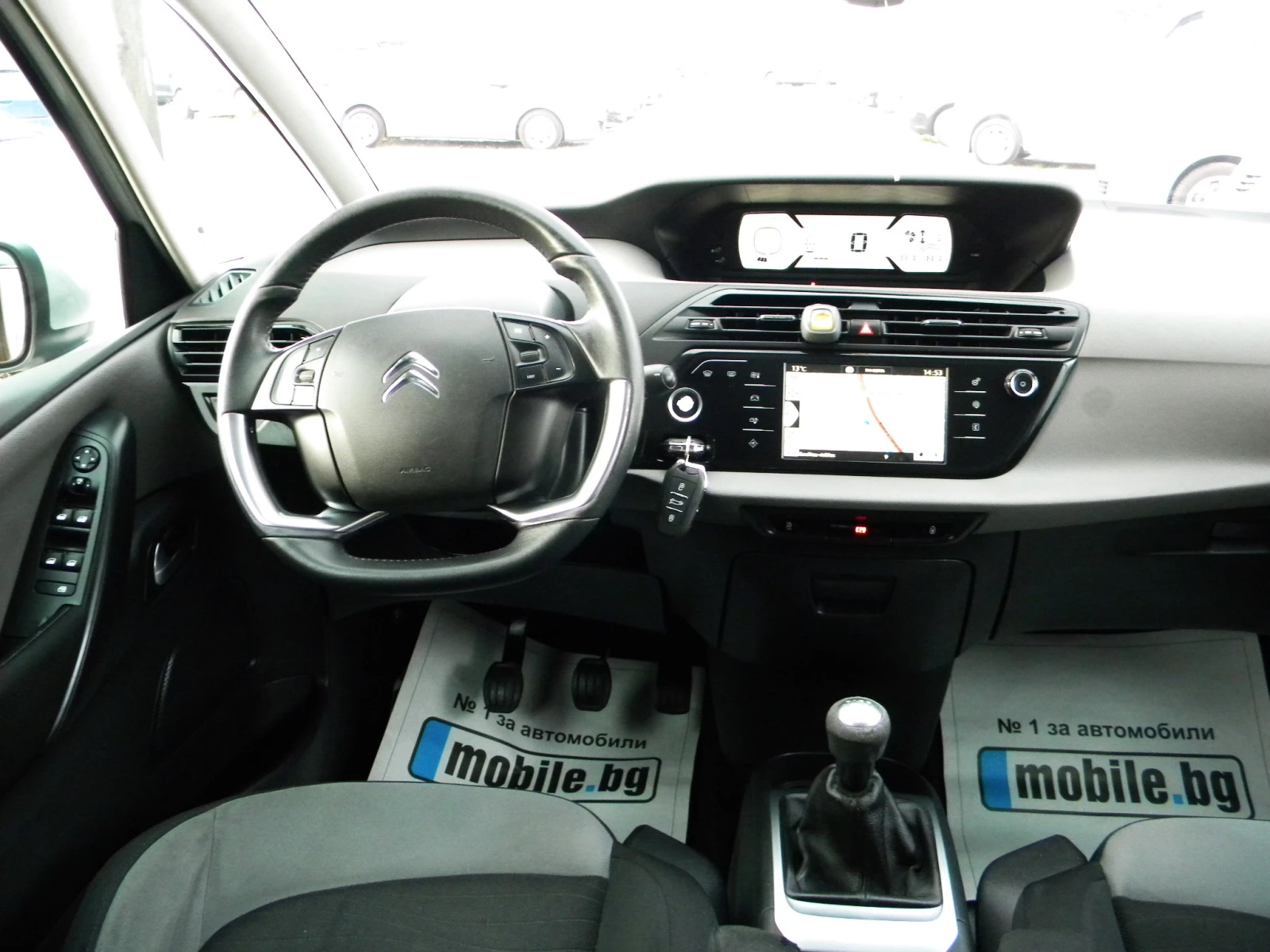 Citroen C4 Picasso 1.6ecoHDI-6ck-NAVI- KATO * 7*  EURO5B | Mobile.bg   14