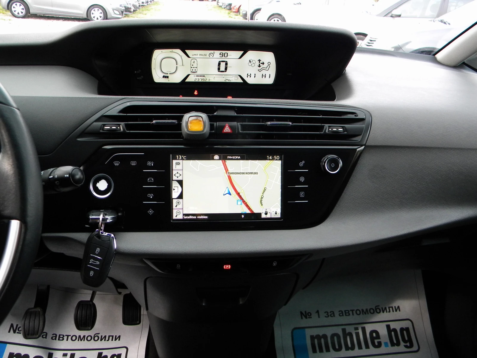 Citroen C4 Picasso 1.6ecoHDI-6ck-NAVI- KATO * 7*  EURO5B | Mobile.bg   15