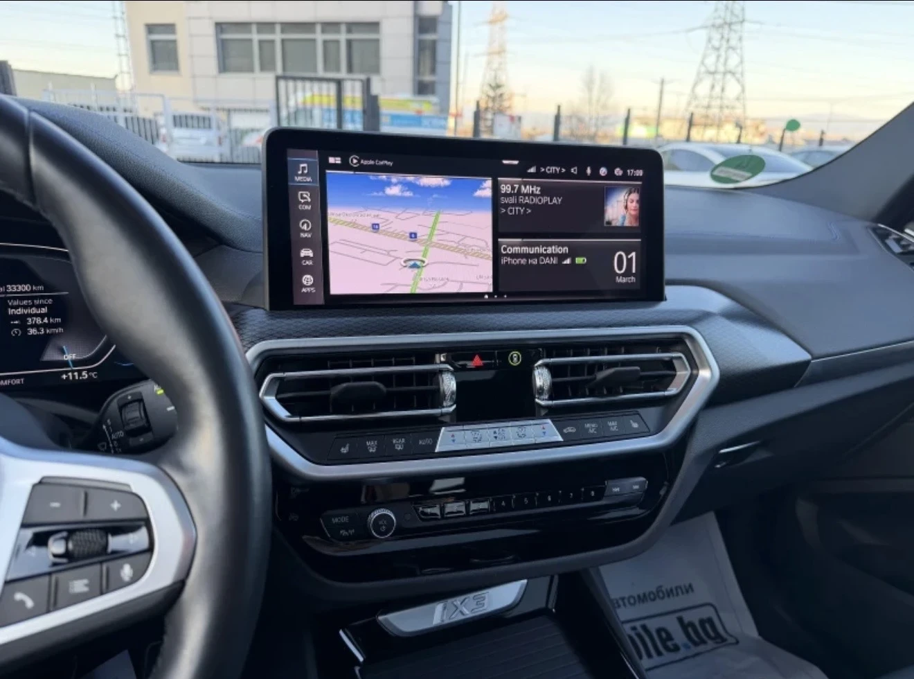 BMW iX3 M-SPORT ГЕРМАНИЯ-ГАРАНЦИЯ, снимка 14 - Автомобили и джипове - 53738413