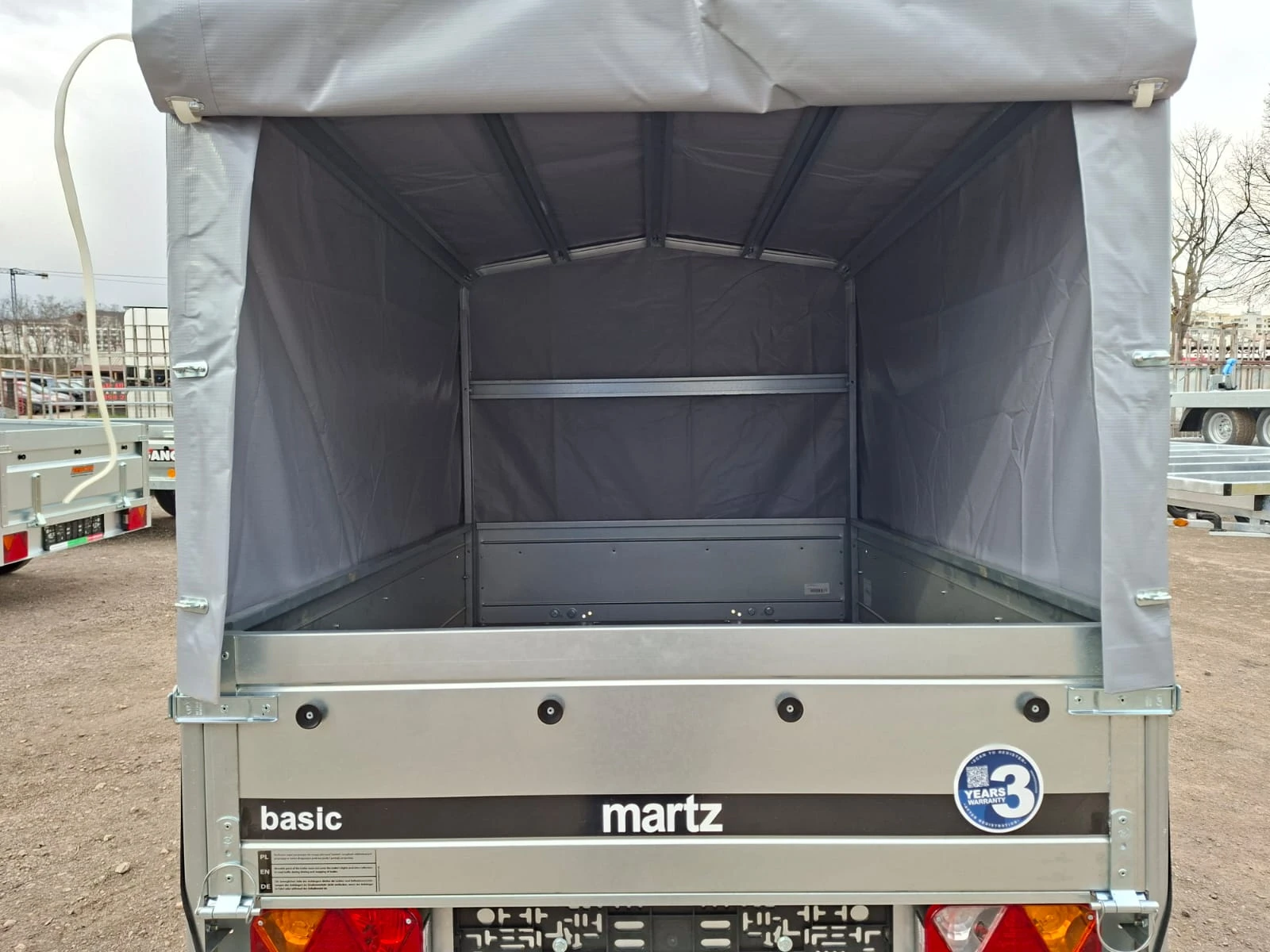 За автомобил ТЕМА MARTZ BASIC 150 + ШПРИГЛИ И БРЕЗЕНТ H80, снимка 9 - Ремаркета - 54154804