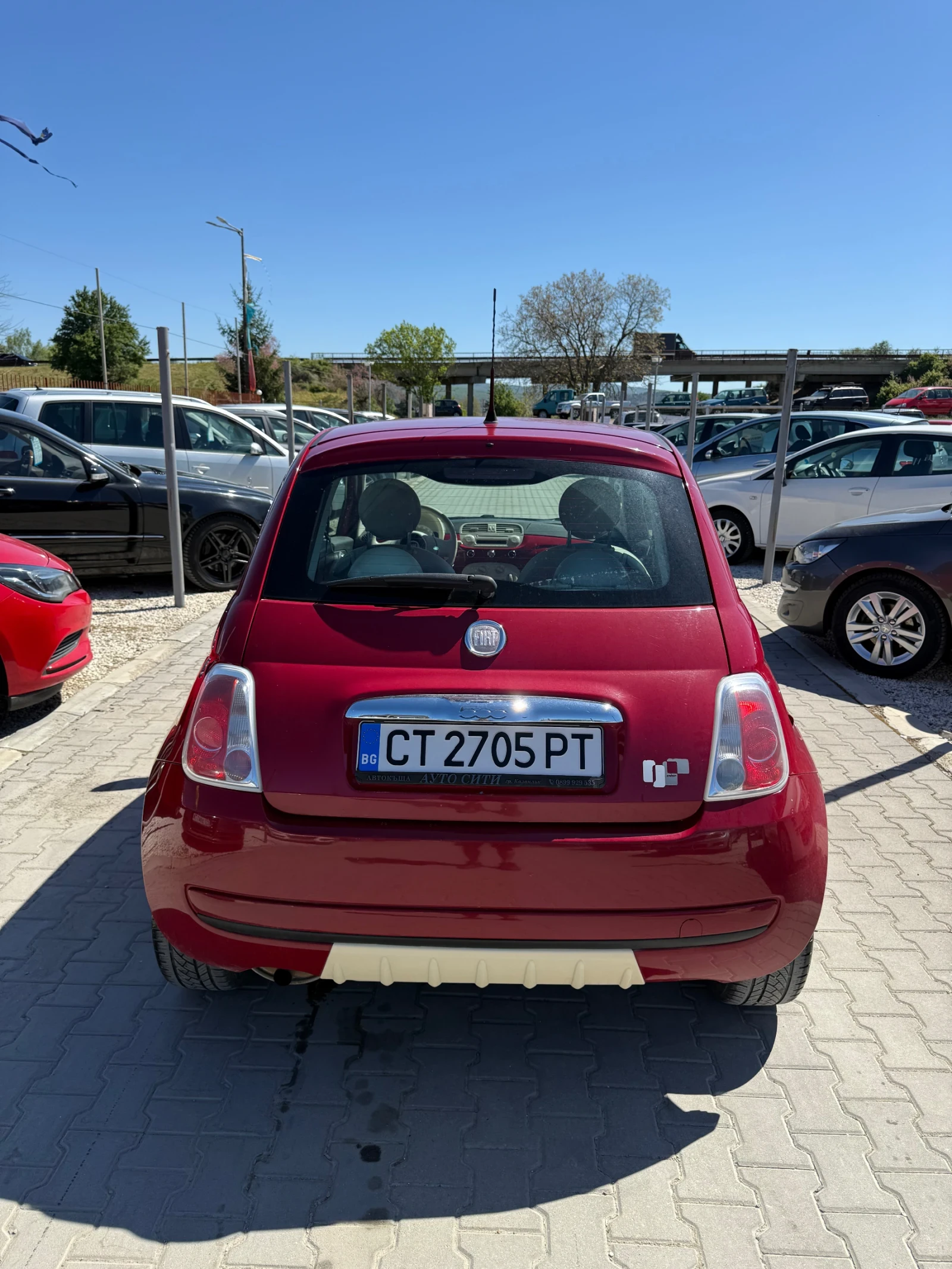 Fiat 500 1.2* Регистрирана* Обслужена* Топ* Реална*  - изображение 7