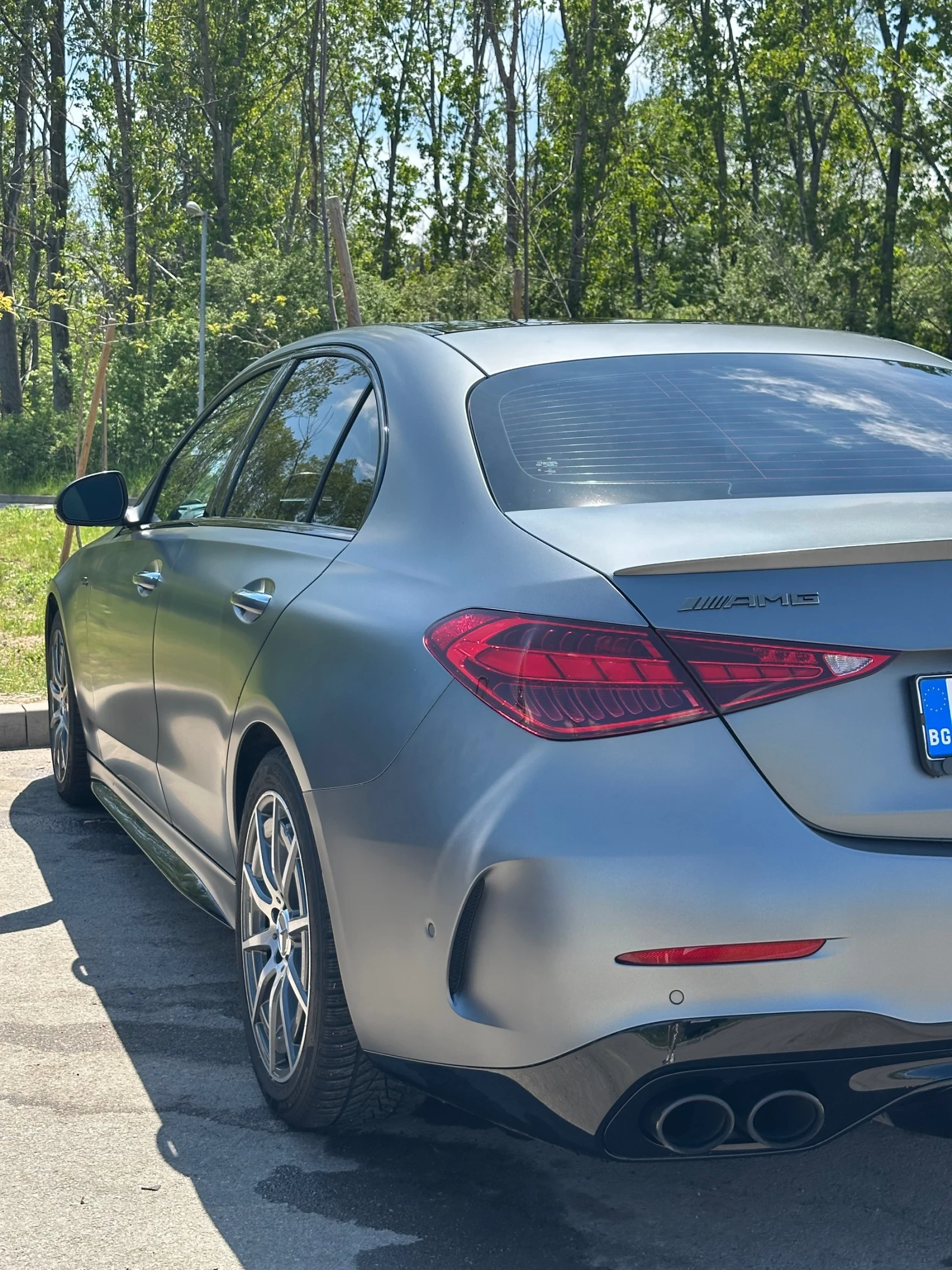 Mercedes-Benz C 43 AMG Magno Grey Night Pack, снимка 6 - Автомобили и джипове - 54496204