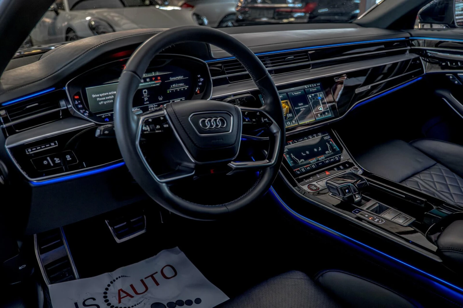 Audi S8 4.0TFSI/Bang&Olufsen/Обдухване/Камера360/HuD/Laser, снимка 8 - Автомобили и джипове - 54758337