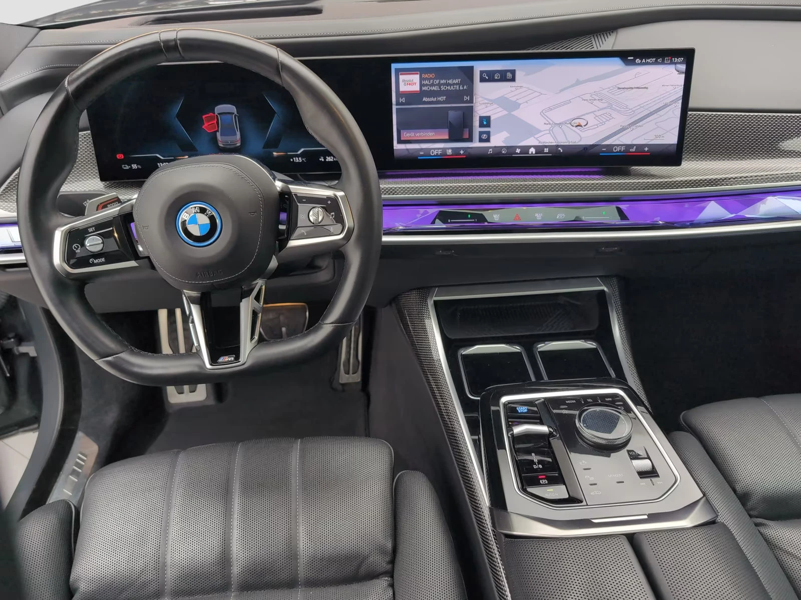 BMW i7 60/544HP/xDRIVE/B&W/M-SPORT/MASSAGE/360/PANO/593z, снимка 8 - Автомобили и джипове - 55260806