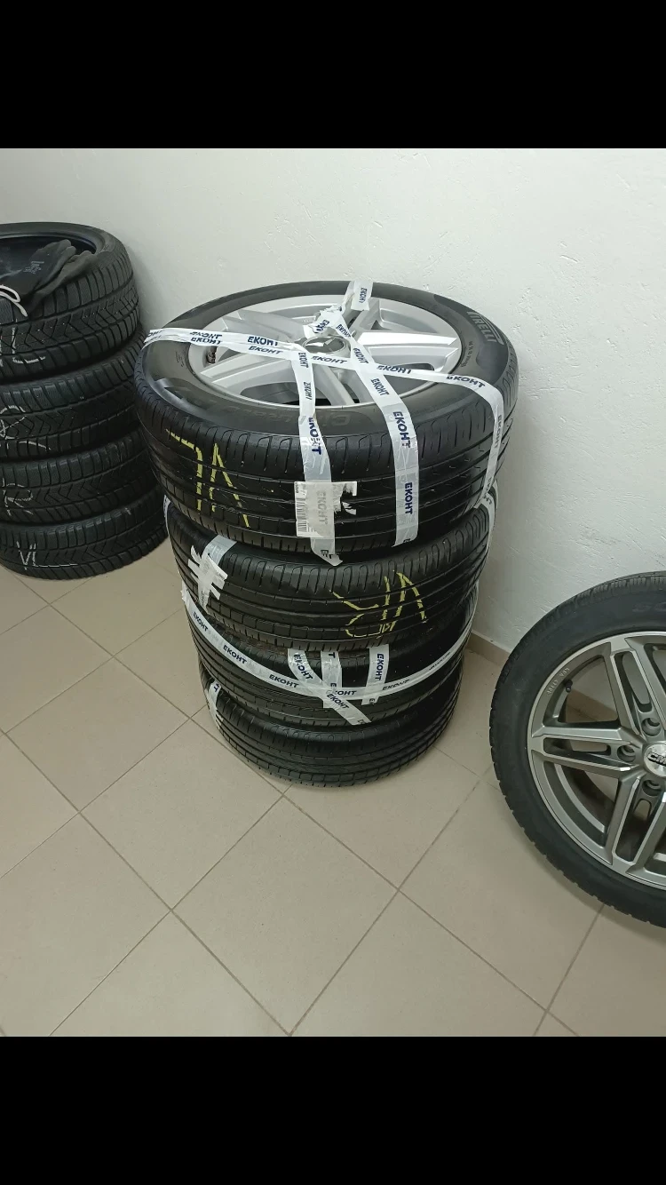 Гуми с джанти Pirelli 225/55R17, снимка 12 - Гуми и джанти - 48378648