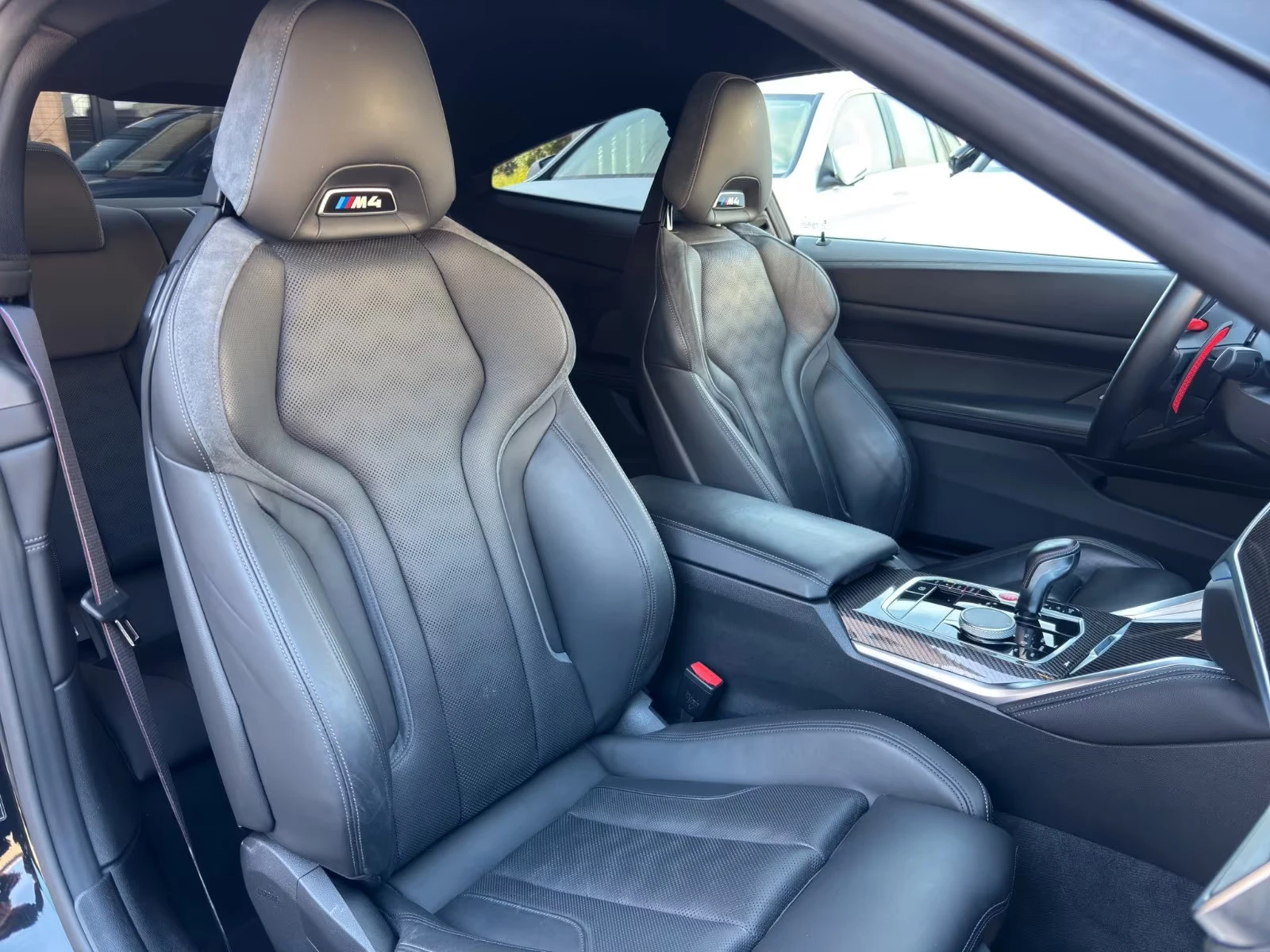 BMW M4 COMP/510HP/xDRIVE/360/CARBON/HUD/LASER/H&K/481z, снимка 14 - Автомобили и джипове - 54881425