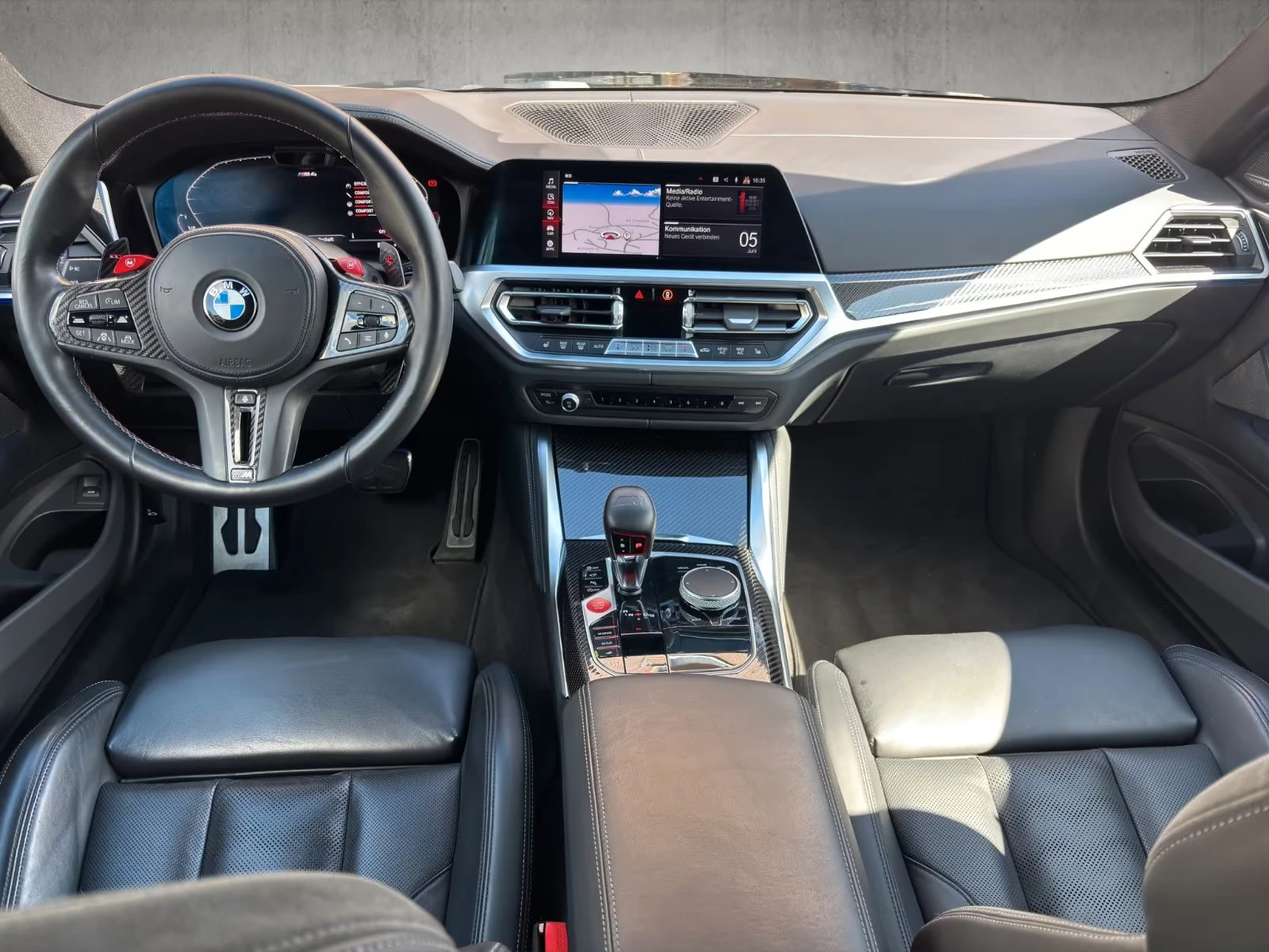 BMW M4 COMP/510HP/xDRIVE/360/CARBON/HUD/LASER/H&K/481z, снимка 12 - Автомобили и джипове - 54881425