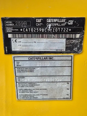 Мини челни товарачи Cat 259 B/4.2т/Клима/Камера/Хидр.бързосмяна/Затворен | Auto.bg — изображение 17