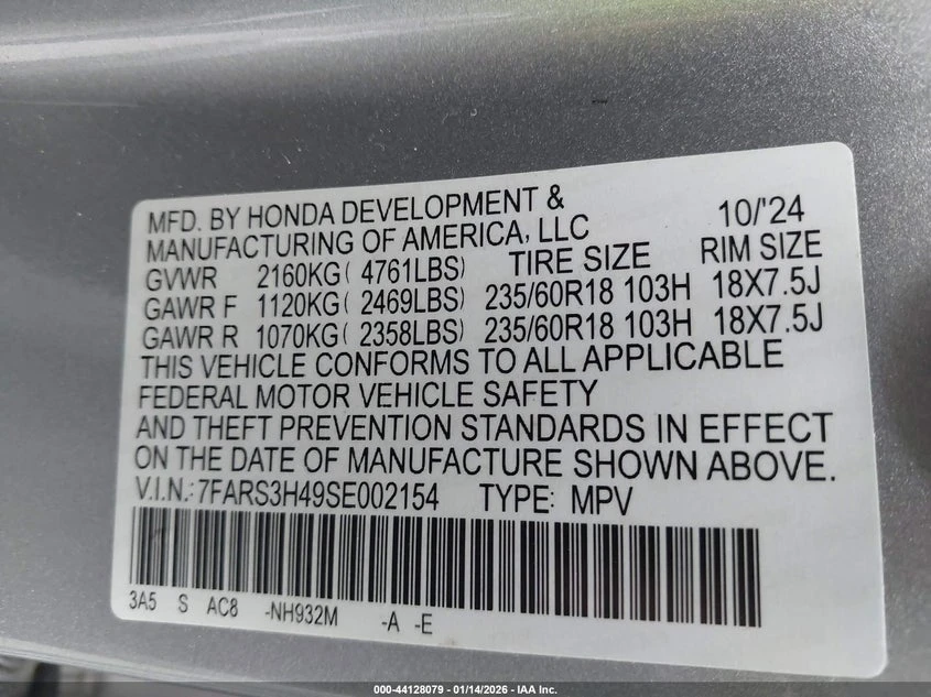 Honda Cr-v 1.5l Ex 2Wd, снимка 9 - Автомобили и джипове - 54256148