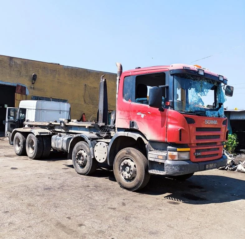 Scania P 340 Мултилифт 8x4, снимка 1 - Камиони - 36786895