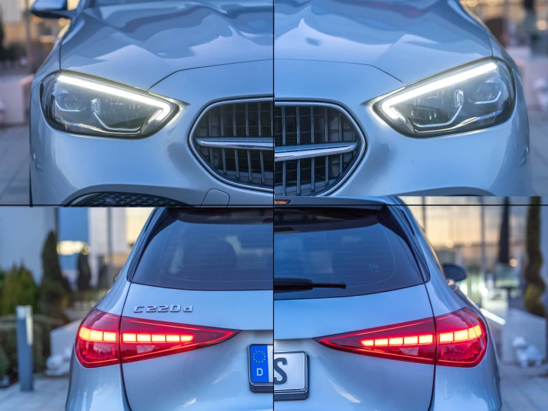 Mercedes-Benz C 220 63 хил.реални км., mild hybrid, панорама, distroni, снимка 17 - Автомобили и джипове - 49350466
