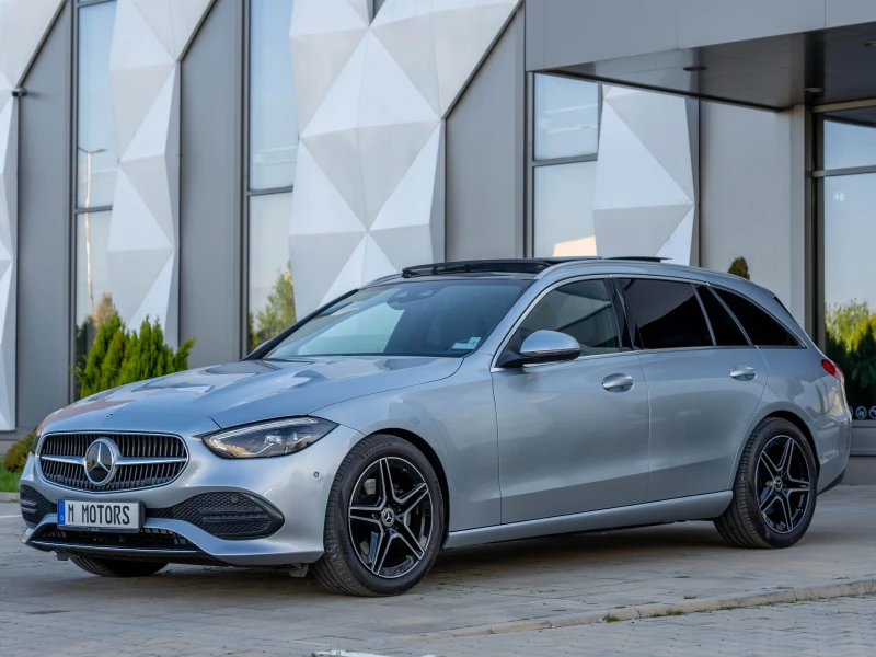 Mercedes-Benz C 220 63 хил.реални км., mild hybrid, панорама, distroni, снимка 3 - Автомобили и джипове - 49350466