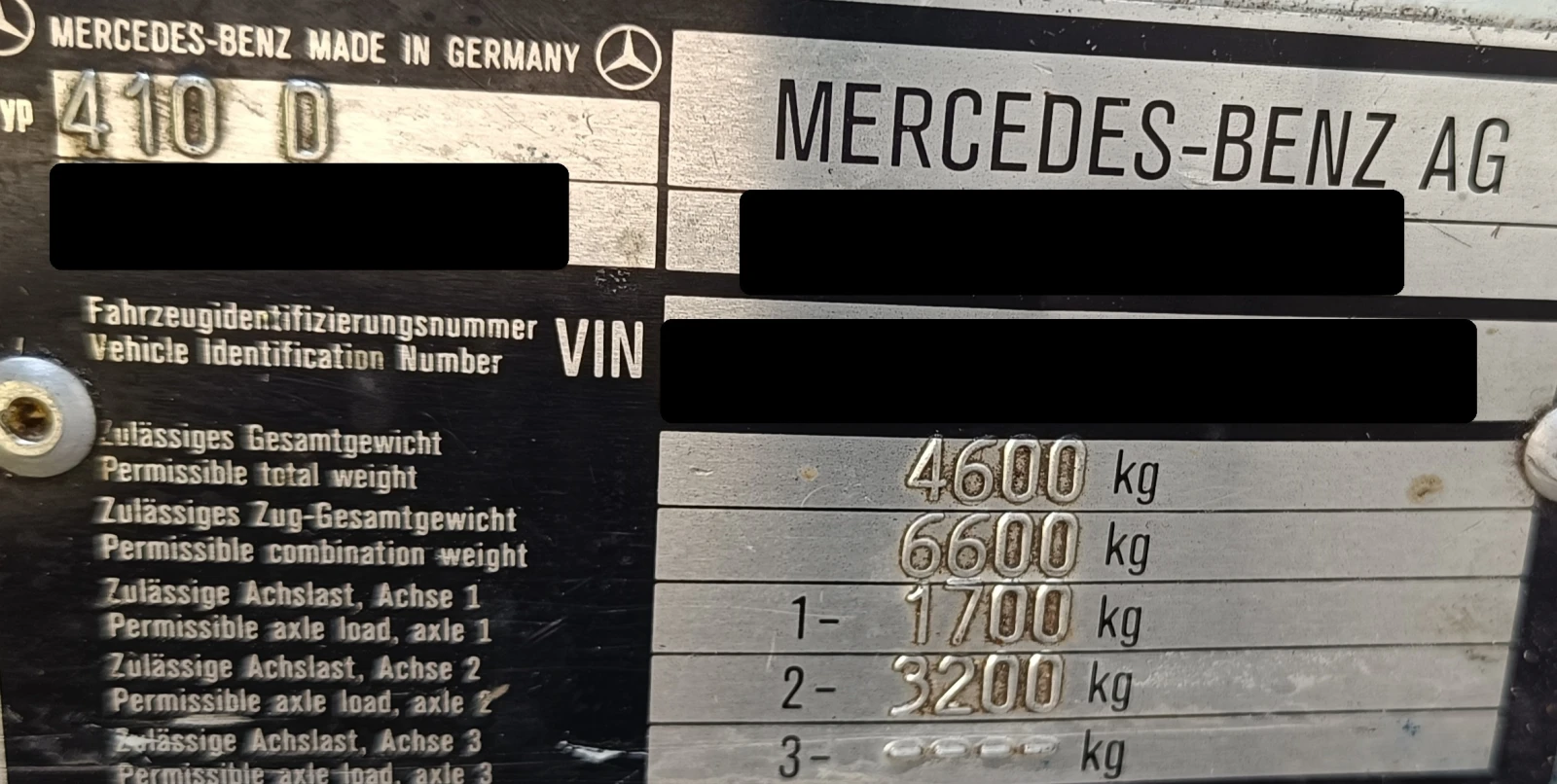 Mercedes-Benz 410, снимка 8 - Камиони - 54356293