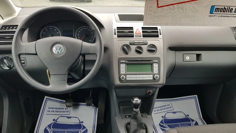 VW Touran 1, 6MPi102ksFACEPARKTRONIKTEMPOMATEU4, снимка 13 - Автомобили и джипове - 45694735