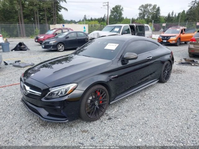 Mercedes-Benz C 63 AMG * S* КОЖА* ПОДГРЕВ* ПАНОРАМА* HEAD-UP* , снимка 2 - Автомобили и джипове - 54968059