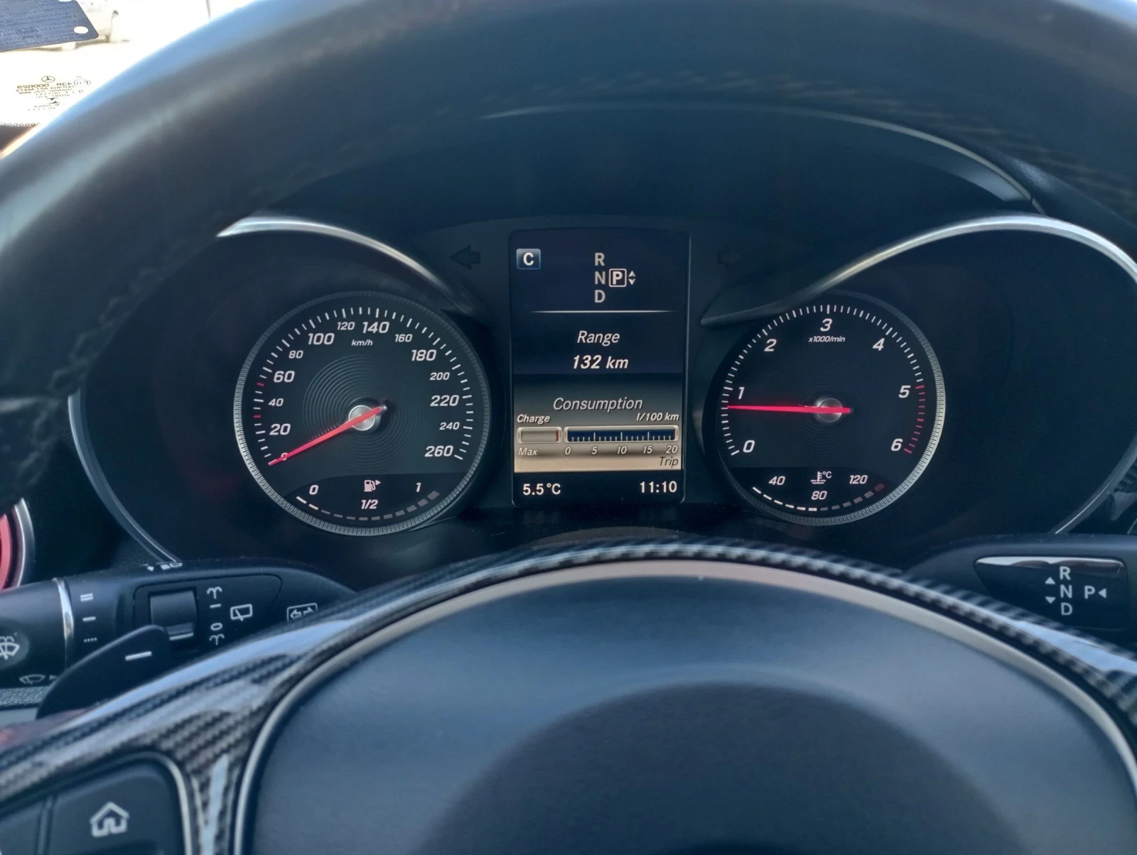 Mercedes-Benz C 220 AMG, Кожа, Burmester , снимка 7 - Автомобили и джипове - 53874841