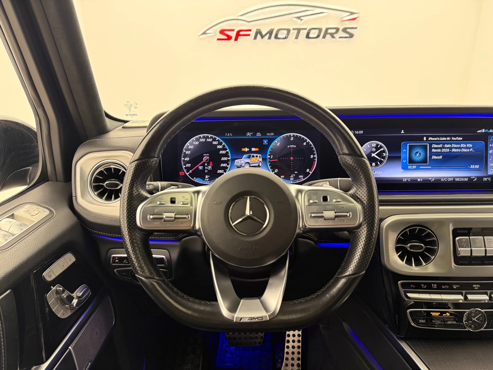 Mercedes-Benz G 400 4-MATIC/BURM, снимка 10 - Автомобили и джипове - 54188878