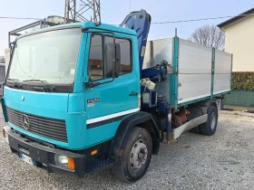 Mercedes-Benz 1320 Тристранен самосвал + Кран Ferrari, снимка 2
