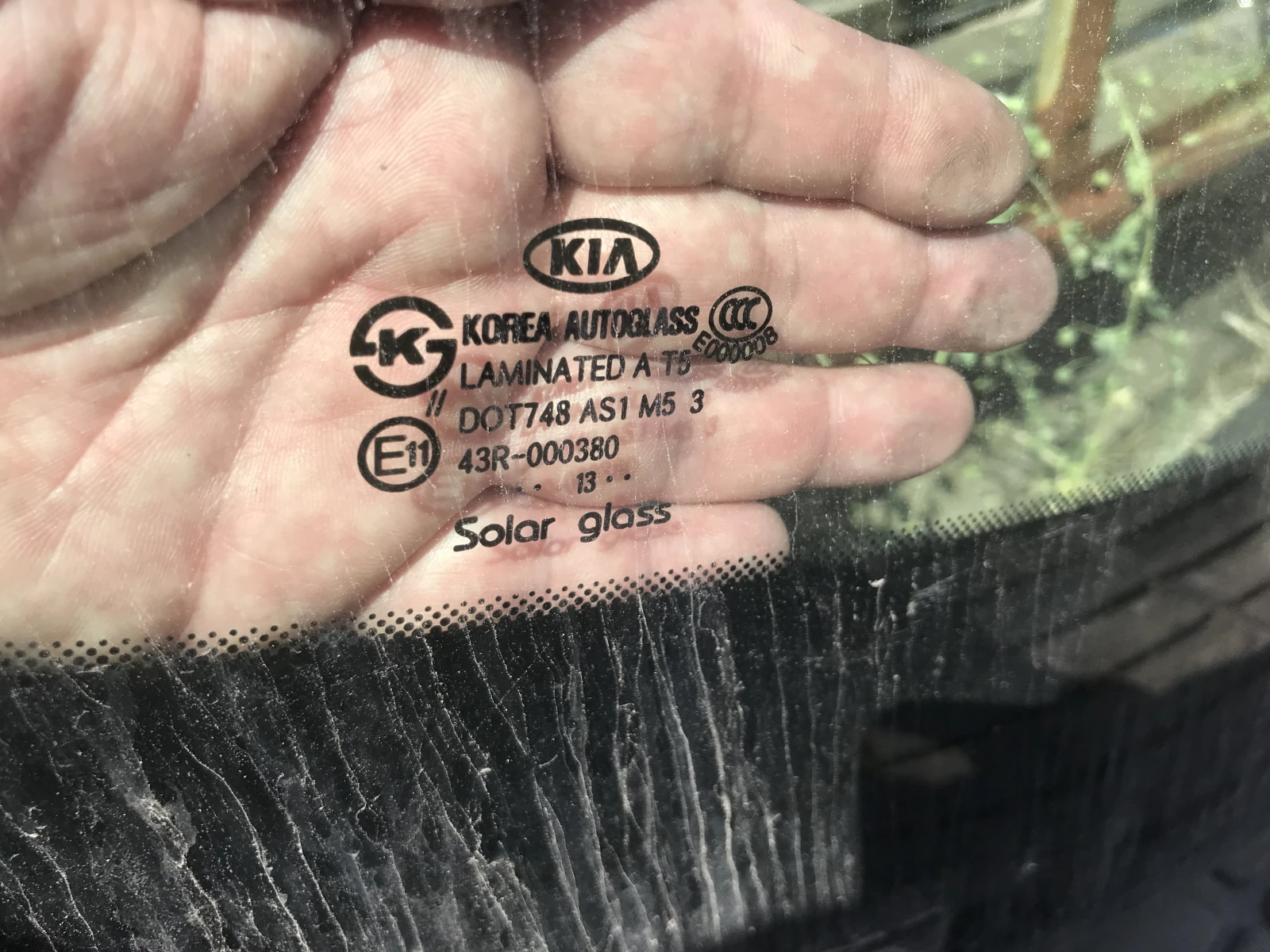 Предно челно стъкло за Киа Оптима Kia Optima 2010-2015 година Оригинално!!!, снимка 4 - Части - 55874501