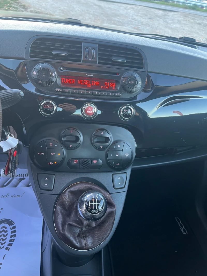 Fiat 500 1.4i-100-ITALIA, снимка 14 - Автомобили и джипове - 52419319