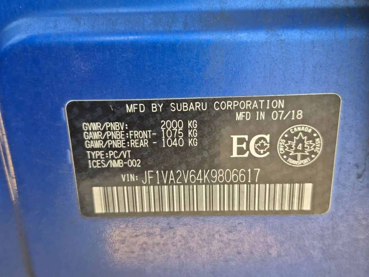 Subaru WRX STI SPORT TECH/CARFAX/ФИНАНСИРАНЕ, снимка 16 - Автомобили и джипове - 55736146