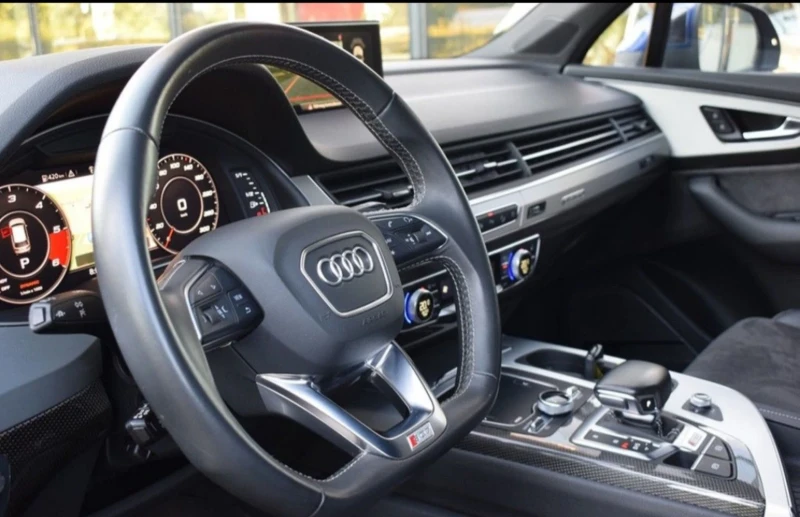 Audi SQ7 TDI4.0/QUATTRO/AHK/Matrix/Pano/HUD, снимка 13 - Автомобили и джипове - 48136108