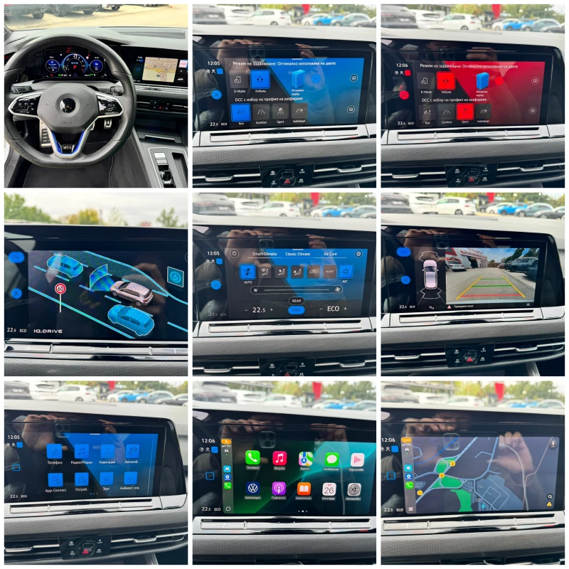 VW Golf 1.4GTE 245к.с ГАРАНЦИЯ 2021г. Обслужен във VW, снимка 10 - Автомобили и джипове - 51846366
