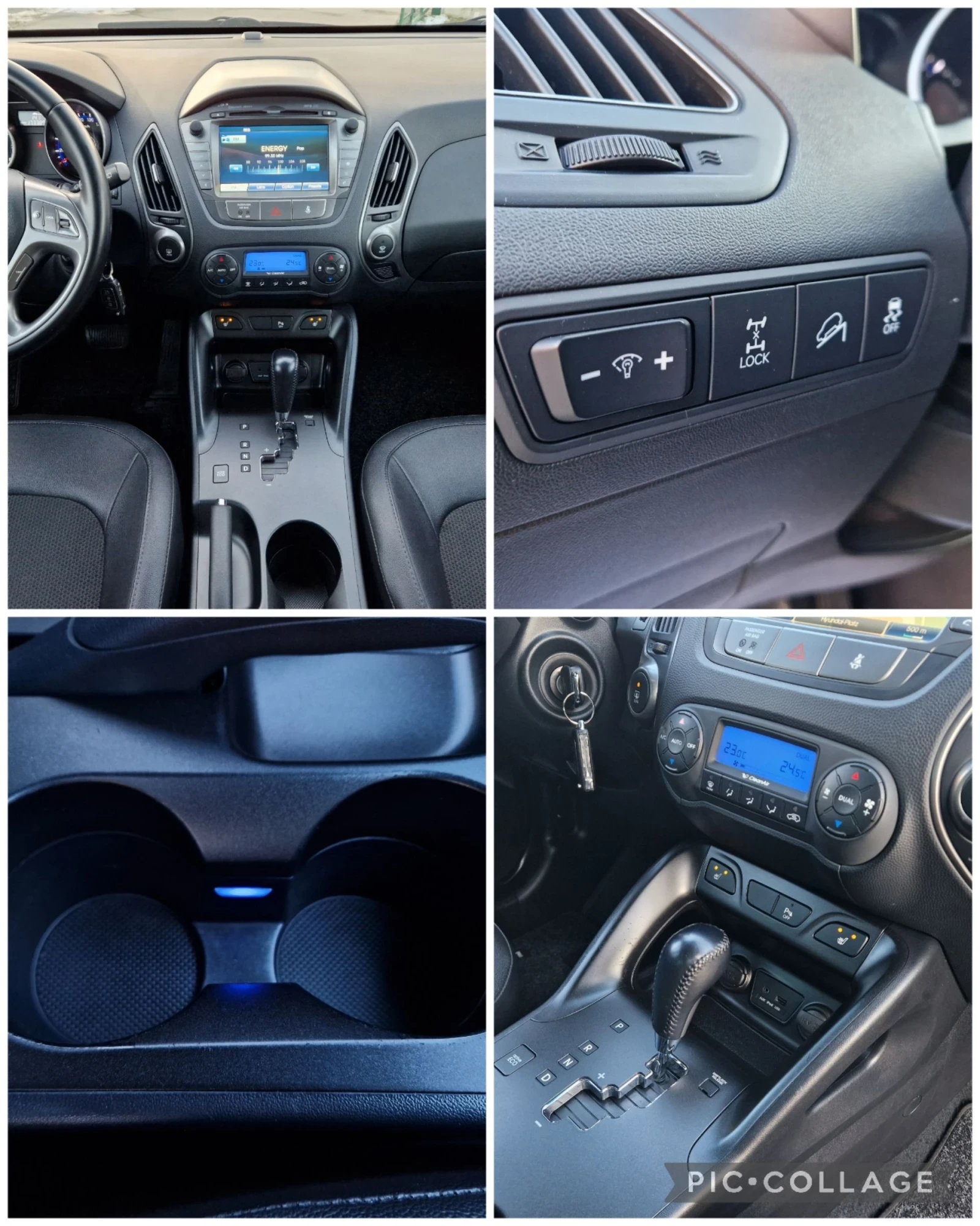 Hyundai IX35 2.0 166к.4Х4/НАВИ/КАМЕРА/КОЖА/ШВЕЙЦАРИЯ , снимка 16 - Автомобили и джипове - 53772689