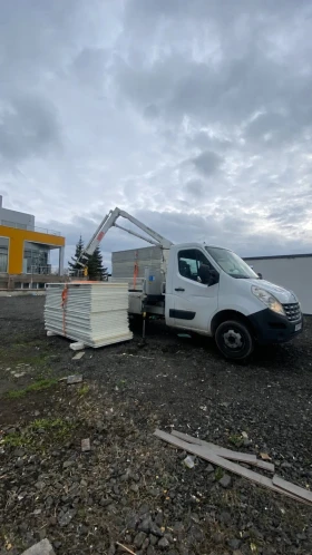Renault Master 2.3 dCi Тристранен самосвал с кран 1200кг.на 2метр, снимка 4