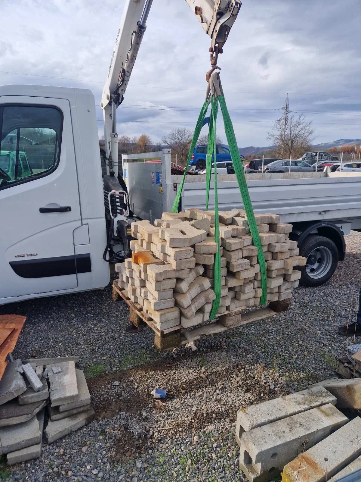 Renault Master 2.3 dCi Тристранен самосвал с кран 1200кг.на 2метр, снимка 6 - Бусове и автобуси - 54410301