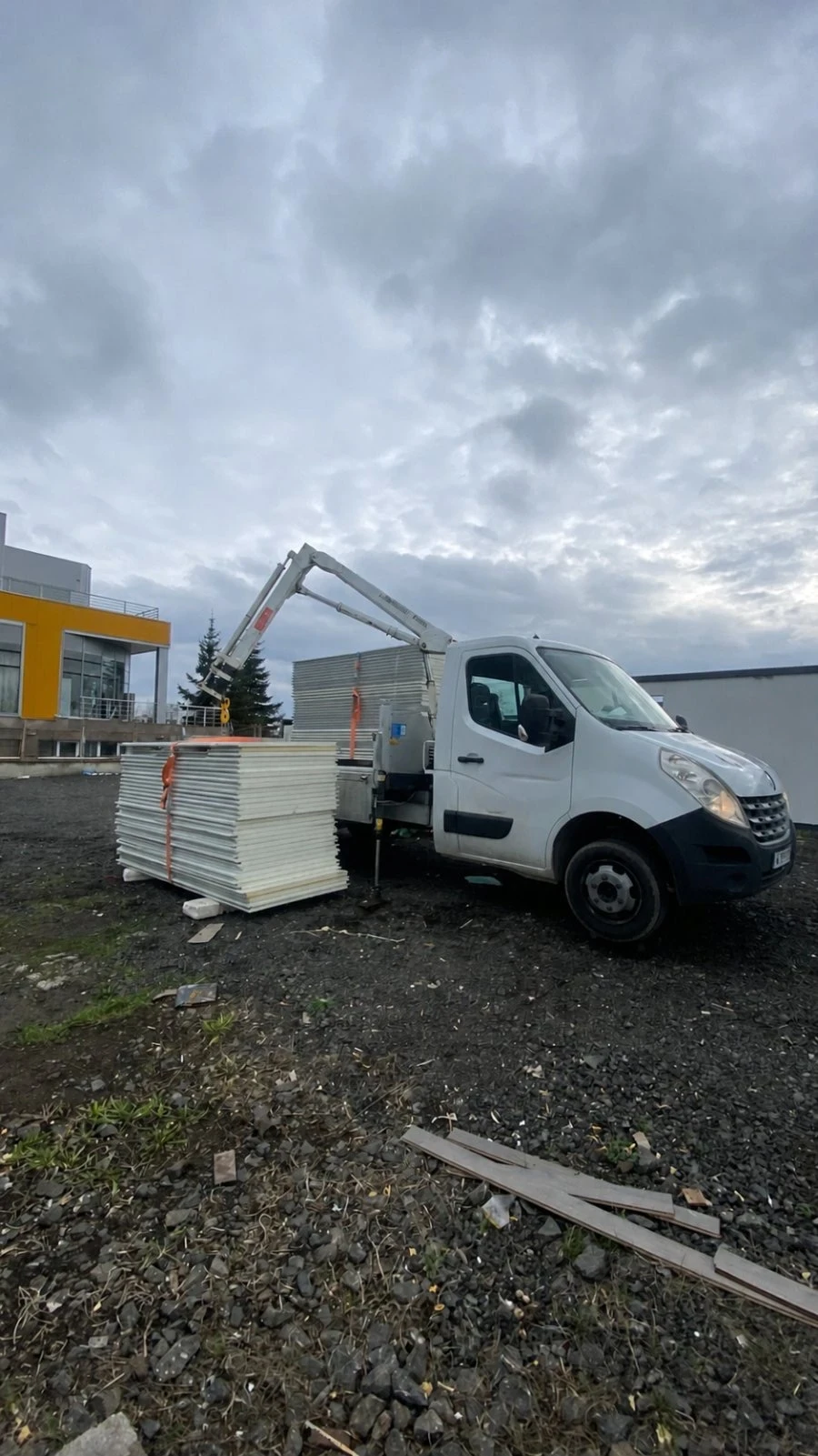 Renault Master 2.3 dCi Тристранен самосвал с кран 1200кг.на 2метр, снимка 4 - Бусове и автобуси - 54410301