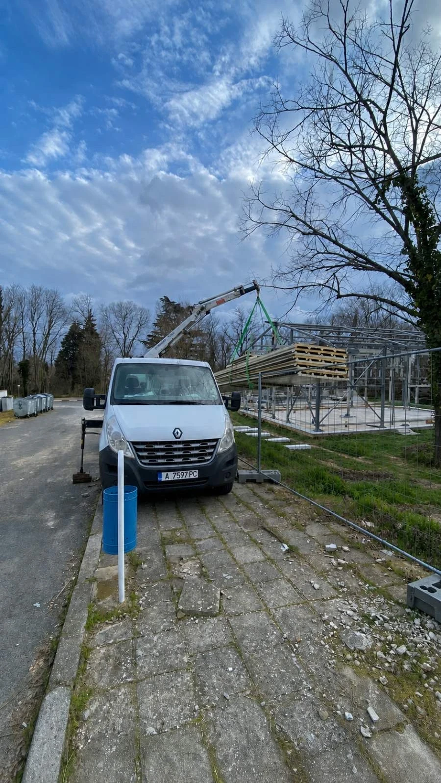 Renault Master 2.3 dCi Тристранен самосвал с кран 1200кг.на 2метр, снимка 3 - Бусове и автобуси - 54410301