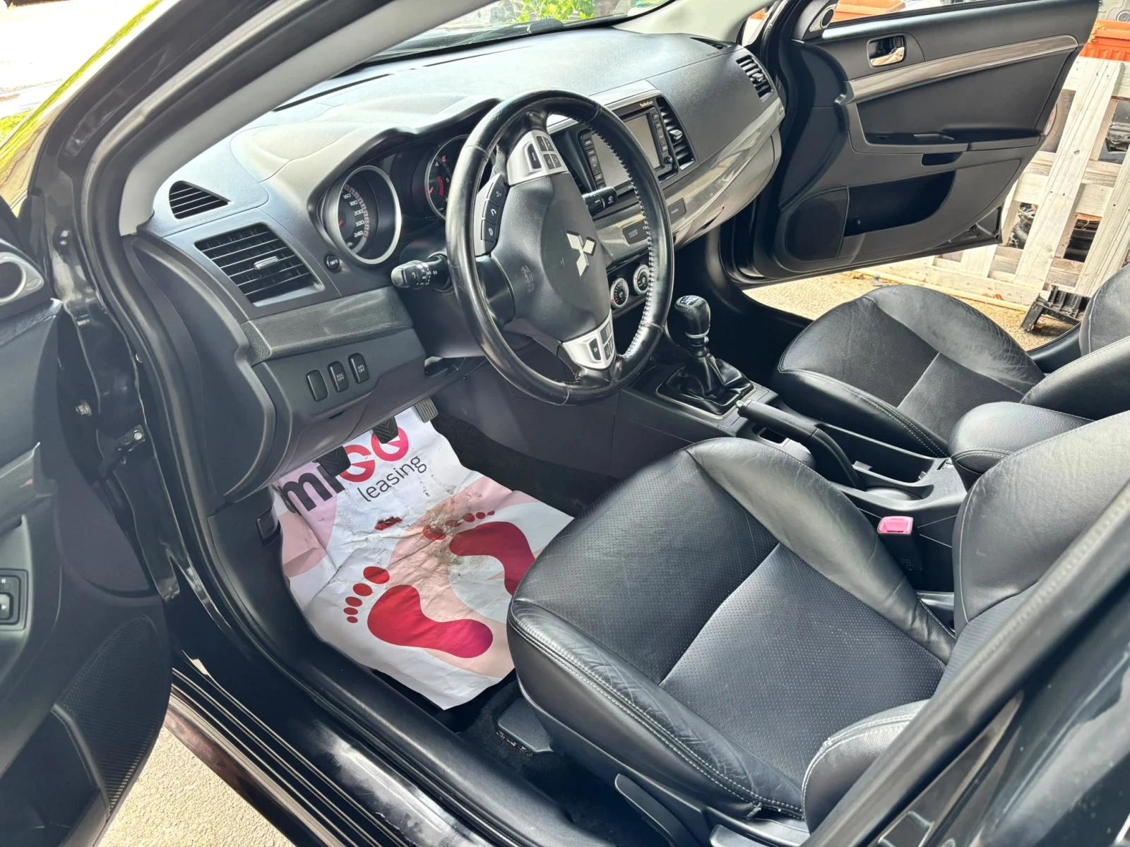 Mitsubishi Lancer Кожа Навигация, снимка 13 - Автомобили и джипове - 38830210