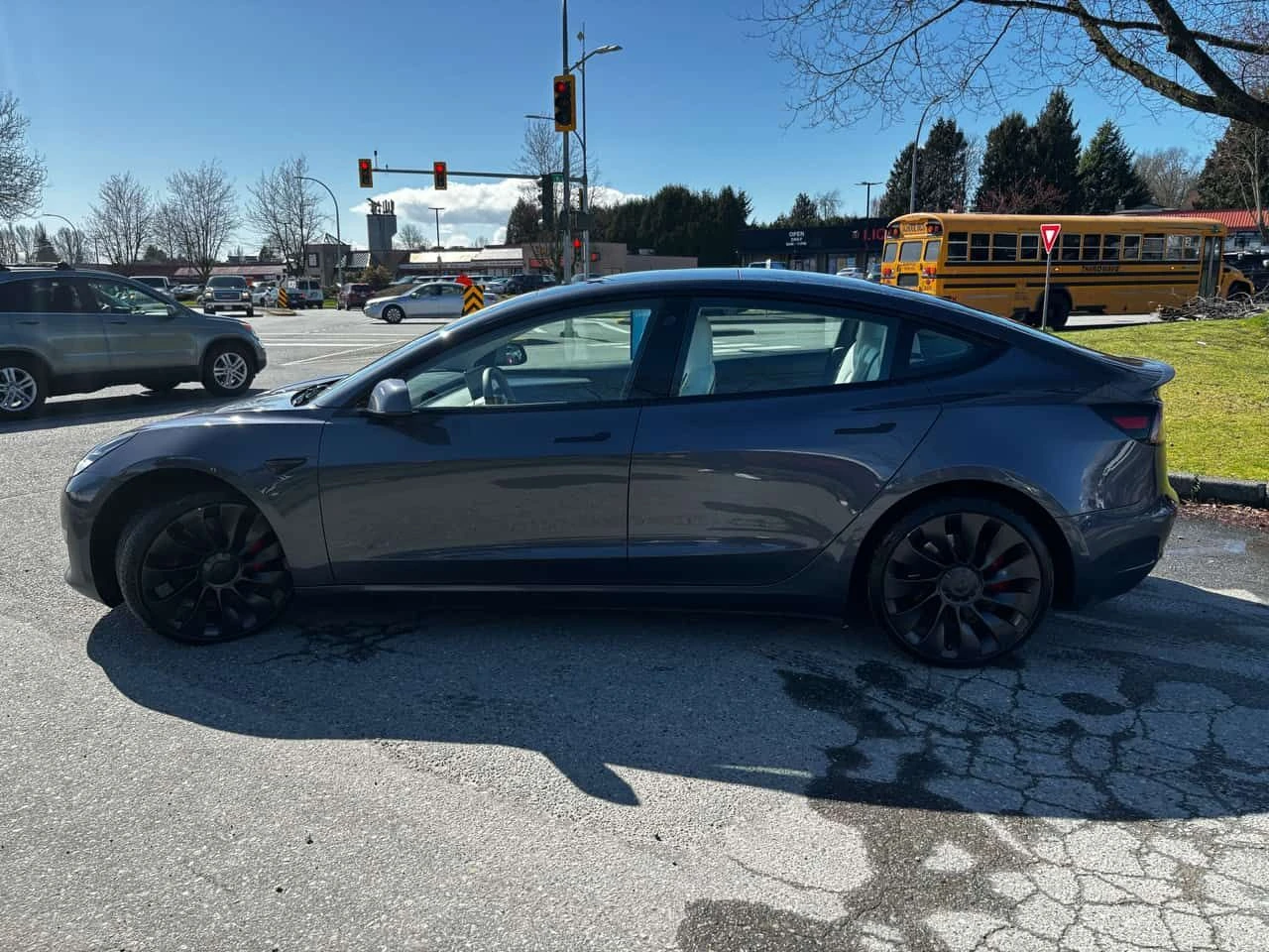 Tesla Model 3 * Performance * CARFAX * Панорамен покрив * , снимка 2 - Автомобили и джипове - 53994488