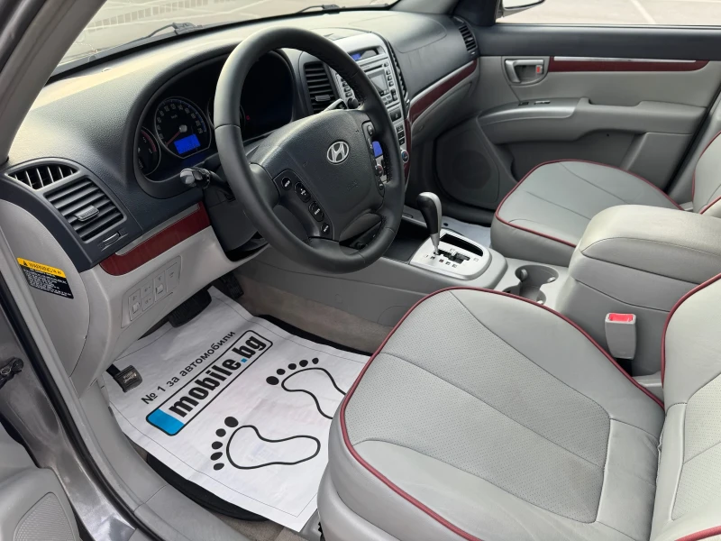 Hyundai Santa fe 2.2 CRDI 4WD - AUTOMATIC/ PODGREV/ TEGLICH, снимка 8 - Автомобили и джипове - 51839210