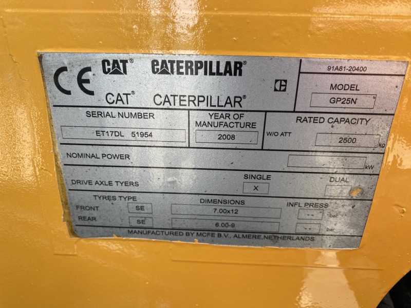 Мотокар Cat контейнерен, автомат, виличен изравнител, снимка 10 - Индустриална техника - 45426710
