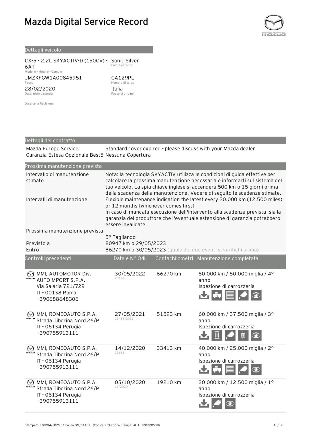 Mazda CX-5 4x4 2.2d  2020 Euro 6D | Mobile.bg   16